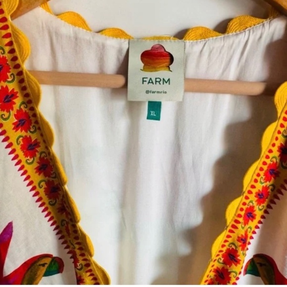 Farm Rio Floral Embroidered Maxi Dress - Picture 4 of 6